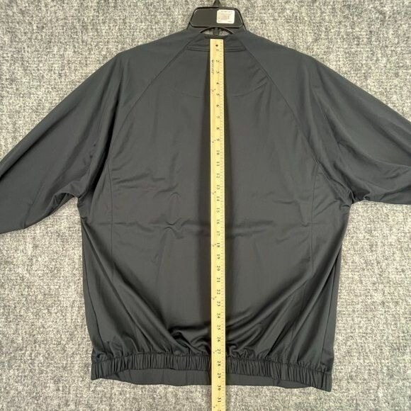 Nike Golf Windbreaker Pullover Mens L Black Streetwear Golfcore  Daytona 500 Y2K - Picture 10 of 12